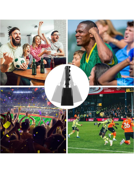 Campanas de Vaca Musfunny 20 cm - 2 Pcs para Eventos Deportivos