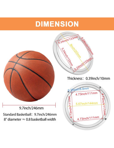 Base Giratoria de Aluminio TamBee 20.32 cm Alta Resistencia