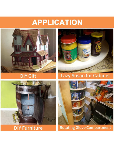 Base Giratoria de Aluminio TamBee 20.32 cm Alta Resistencia