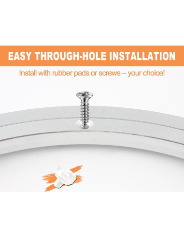 Base Giratoria de Aluminio TamBee 20.32 cm Alta Resistencia