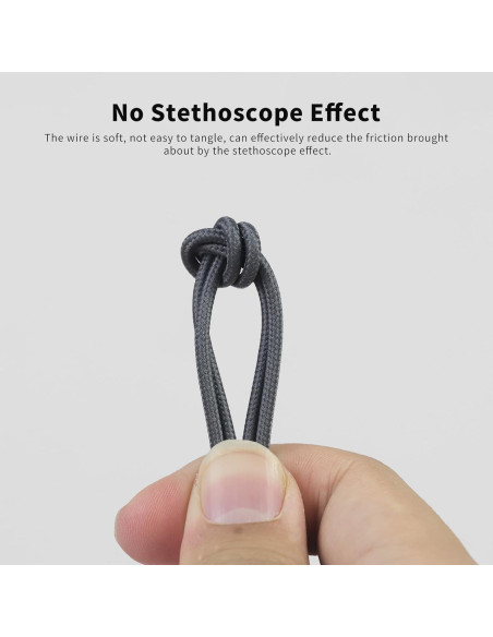 Cable de Reemplazo HBC13 okcsc 2 Pines QDC 1.22m OFC Plata