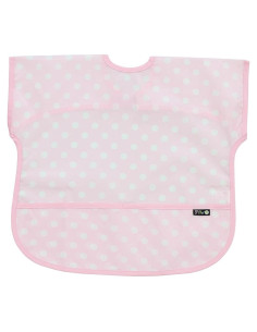 Babero Impermeable Plie Rosa Bebé Talla Única 6-24 Meses