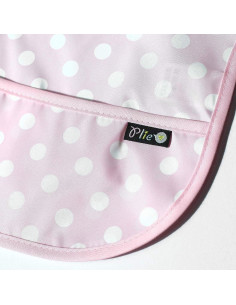 Babero Impermeable Plie Rosa Bebé Talla Única 6-24 Meses 2