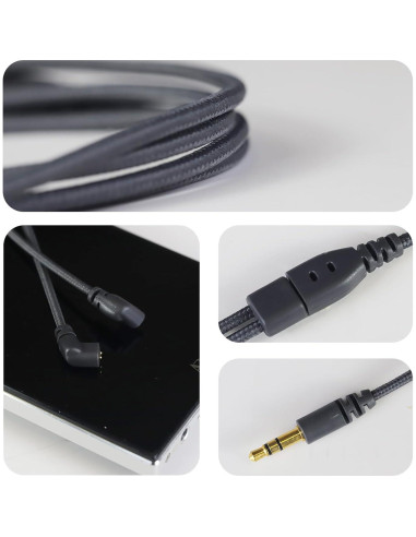 Cable de Reemplazo HBC13 okcsc 2 Pines QDC 1.22m OFC Plata