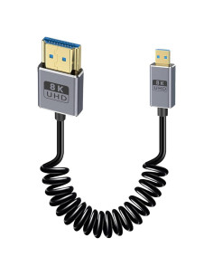 Cable Micro HDMI a HDMI 2.1 Duttek 0.3-0.46m 8K 48Gbps