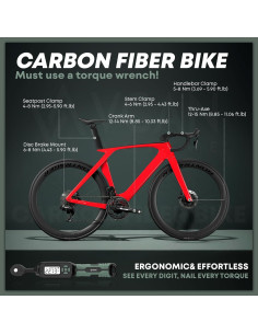 Llave de Torque Digital 1/4 VCAN ACTIVE 1.1-30 Nm Precisión 2