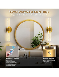 Aplique de Pared Inalámbrico Gift4U 13000mAh con Control Remoto 2