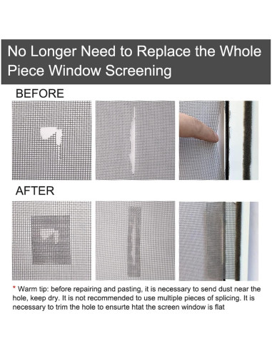 Cinta de Reparación de Pantallas de Ventana 2m Czsycdsf