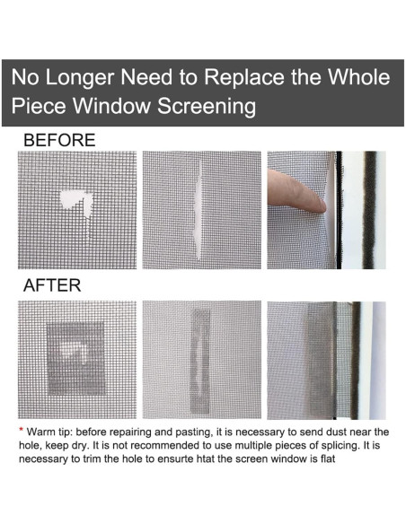 Cinta de Reparación de Pantallas de Ventana 2m Czsycdsf