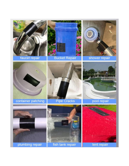 Cinta Impermeable de Caucho Flexible ITAKITE 10cm x 15.2m