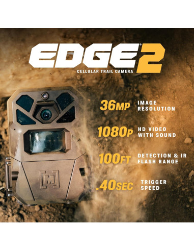 Cámara de Caza Celular Moultrie Edge 2 - 36MP 4G LTE