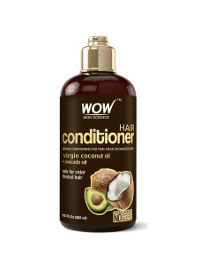 Acondicionador WOW Ciencia de la Piel 300 ml - Aceite de Coco y Aguacate - Restaura Cabello Seco y Dañado