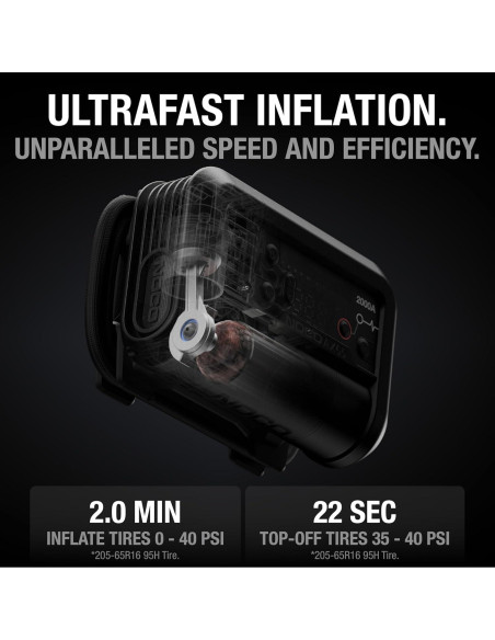 Arrancador de Salto NOCO AX65 2000A con Inflador de Neumáticos