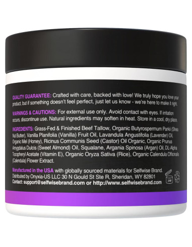 Bálsamo Hidratante Facial Orgánico Selfwise 38.6 ml - Sin Grasa