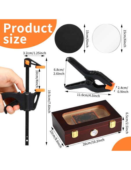 Kit de Aplanamiento de Tarjetas Didaey - 13 Piezas, Madera