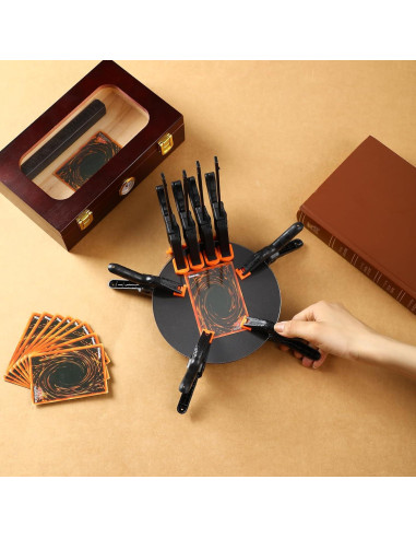 Kit de Aplanamiento de Tarjetas Didaey - 13 Piezas, Madera