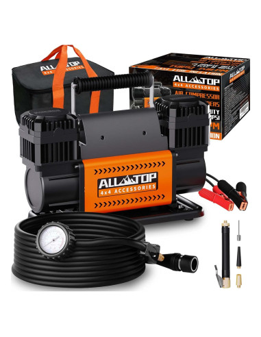 Compresor de Aire ALL-TOP ATACR300 12V 350 LPM Doble Cilindro