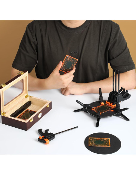 Kit de Aplanamiento de Tarjetas Didaey - 13 Piezas, Madera