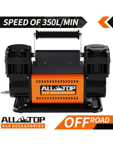 Compresor de Aire ALL-TOP ATACR300 12V 350 LPM Doble Cilindro