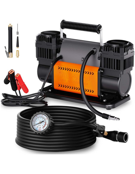 Compresor de Aire ALL-TOP ATACR300 12V 350 LPM Doble Cilindro