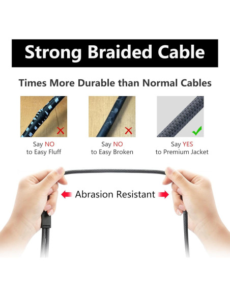 Cable Divisor Y XLR Femenino a Doble Masculino 0.61m HUALEU