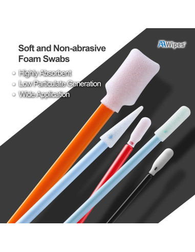 Hisopos de Espuma AAwipes FC502 - 100 Unidades Multiusos