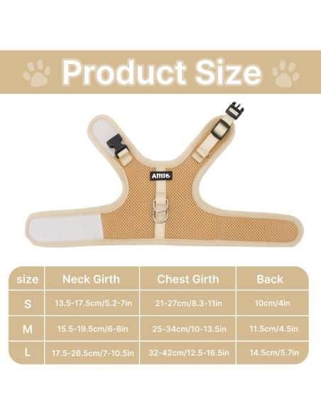 Conjunto Arnés y Correa AIITLE Caqui para Conejos y Mascotas