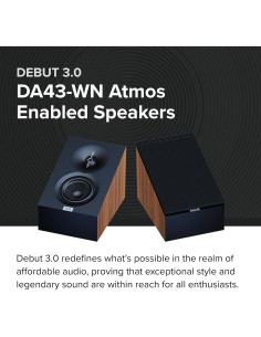 Altavoces de Pared ELAC Debut 3.0 DA43-WN Nogal - 6 Ohm 2