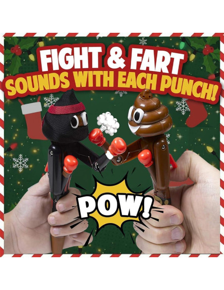 Bolígrafo de Caca que Flatula Boxeador - Regalo Divertido 19 cm