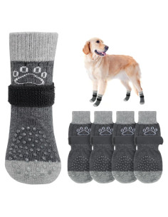 Calcetines Antideslizantes para Perros SCENEREAL Talla L