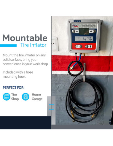 Manómetro de Presión de Neumáticos Automático Intradin 110-240V