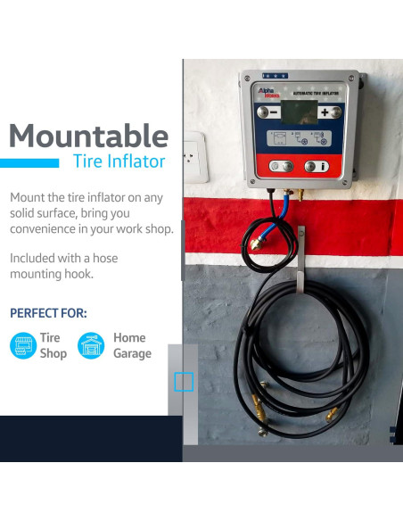 Manómetro de Presión de Neumáticos Automático Intradin 110-240V