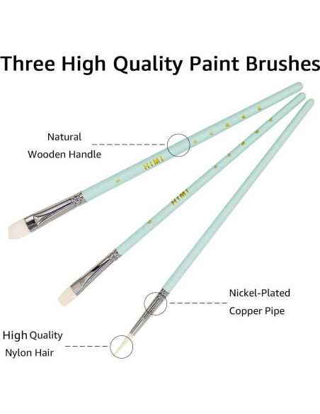 Juego de Pintura Gouache ABEIER 24 Colores 30ml No Tóxico