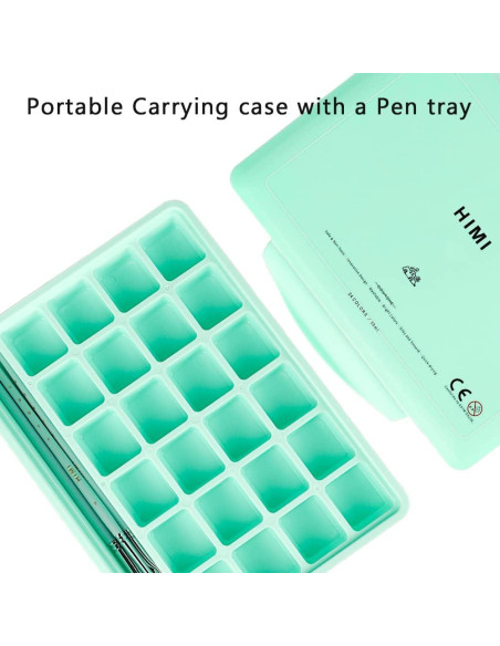 Juego de Pintura Gouache ABEIER 24 Colores 30ml No Tóxico