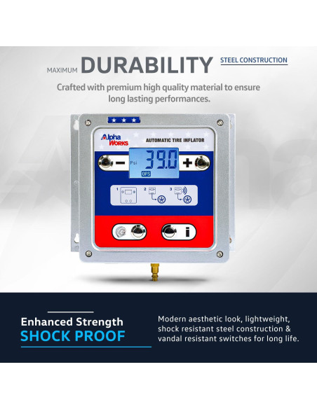Manómetro de Presión de Neumáticos Automático Intradin 110-240V