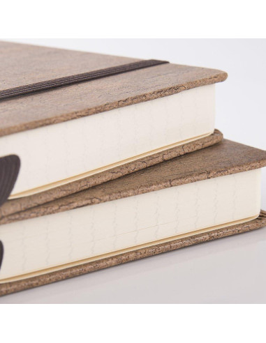 Cuaderno Lemome A5 de Corcho Natural Ecológico - 180 Páginas Rayadas