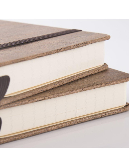 Cuaderno Lemome A5 de Corcho Natural Ecológico - 180 Páginas Rayadas