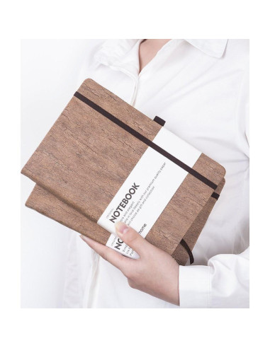 Cuaderno Lemome A5 de Corcho Natural Ecológico - 180 Páginas Rayadas