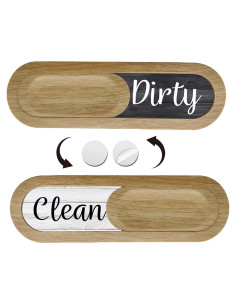 Imán de Lavavajillas Limpio y Sucio Couzilo Roble Blanco