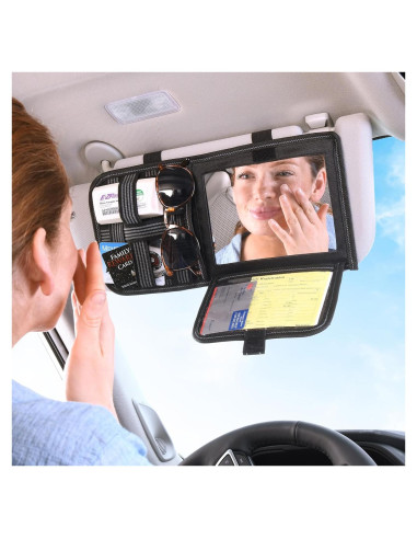 Espejo de Visera Solar High Road con Almacenamiento Molle