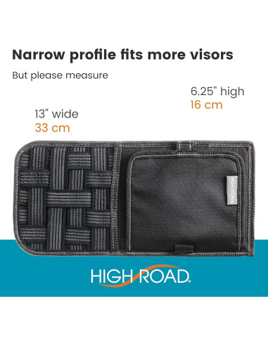 Espejo de Visera Solar High Road con Almacenamiento Molle