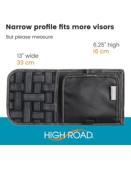 Espejo de Visera Solar High Road con Almacenamiento Molle