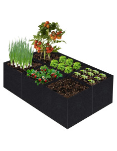 Bolsas de Cultivo Linksandt 216L Jardín Elevado Tela 1.22x0.61m