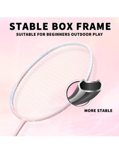 Raqueta de Bádminton KUMPOO DS-202 Fibra de Carbono 675mm 2