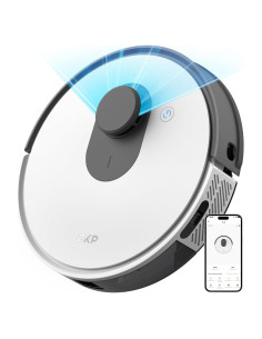 Aspiradora Robot OKP L1, 3800Pa, 200 Min, Slim, Ideal Mascotas