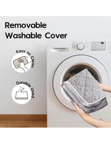 Cama ortopédica para perros grandes Western Home WH gris 88.9x55.8cm