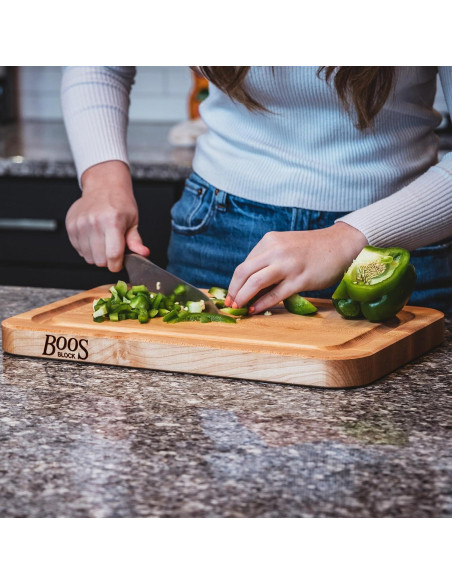 Tabla de Cortar de Madera John Boos Prestige 40.6x25.4cm Reversible
