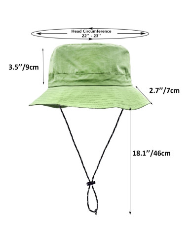 Sombrero de Lluvia Impermeable Woogwin Plegable UV 53-58 cm