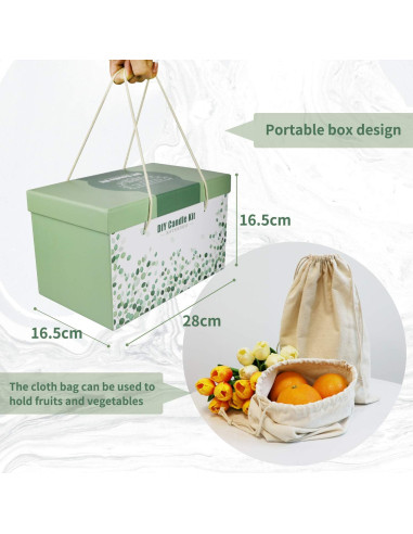 Kit de Fabricación de Velas YINUO LIGHT - 6 Velas DIY