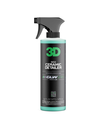 Detallador Cerámico 3D GLW 473 ml | Acabado Brillante Hidrofóbico